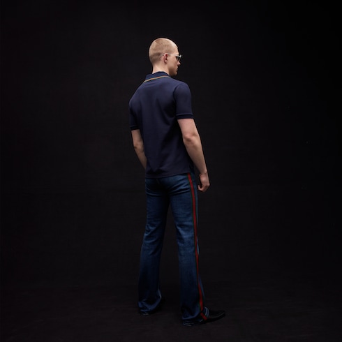 Polo en jersey de coton piqué