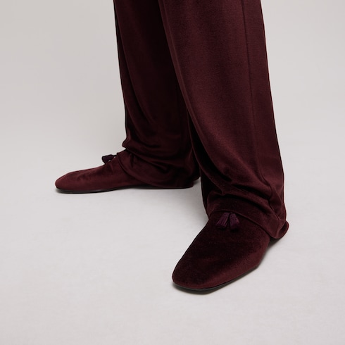 Mules à glands pour homme