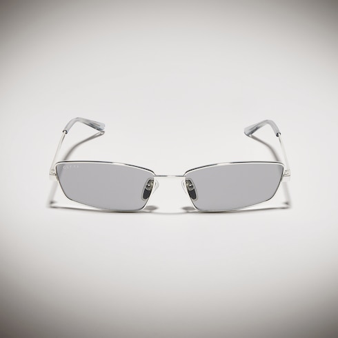 Rectangular frame sunglasses