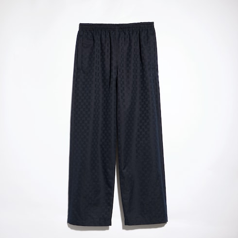 GG cotton canvas pants