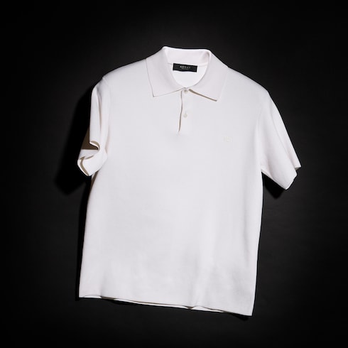エンブロイダリー シルクコットン ポロシャツ ・アイボリー | GUCCI公式