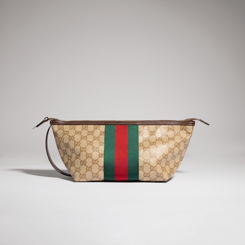 Small GG toiletry case with Web