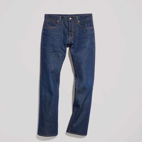 กางเกง Cotton denim pant with embroidery