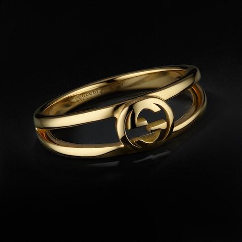 Gucci Interlocking 2-Band Ring 18 Karat