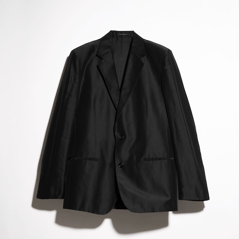 Chaqueta de fina falla de seda