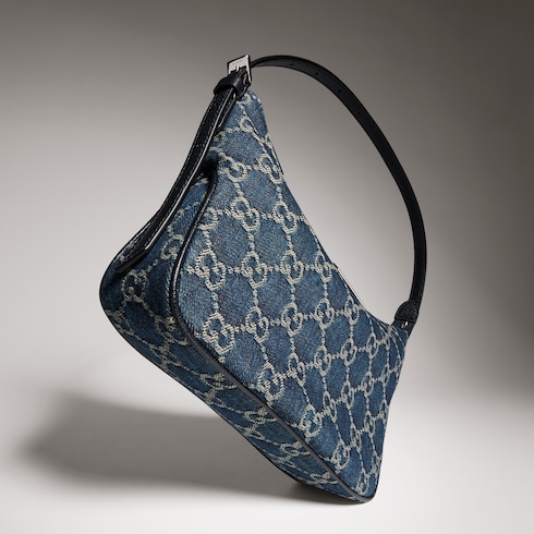 Small shoulder bag with Gucci plaque