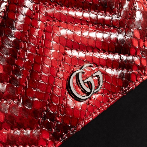 GG Marmont python small wallet