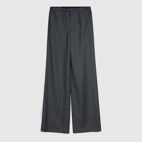 Hose aus Wolle mit Nadelstreifen