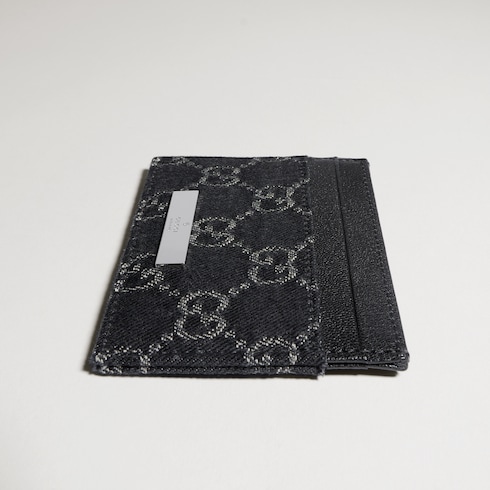Card case with Gucci plaque