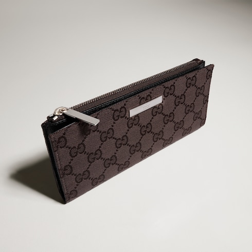 Long wallet with Gucci plaque