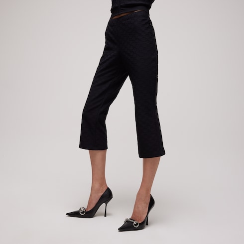 Pantalon en jersey jacquard GG