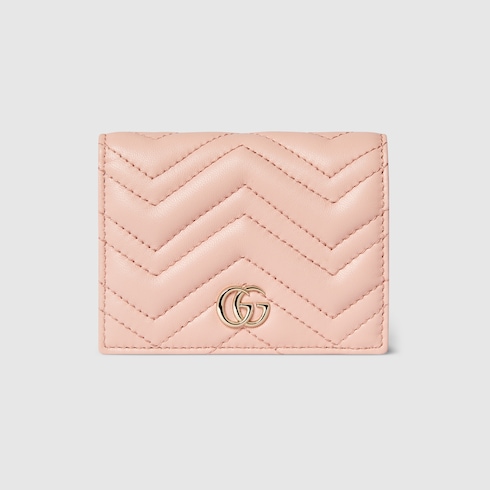限定値下げ❗️GUCCI ピンクレザー 二つ折り財布 ダブルG スモールウォレット ・ライトピンクレザー | GUCCI公式