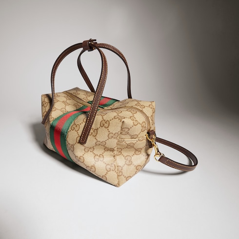 Mini sac Boston avec bande Web