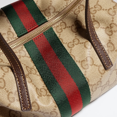 Mini Boston-Tasche mit Web