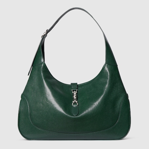 Gucci Jackie 1961 large crossbody bag in dark green leather
