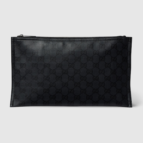 GUCCI ブラック ポーチ GUCCI（グッチ） ポーチ レディース ブランド 化粧ポーチ GGナイロン
