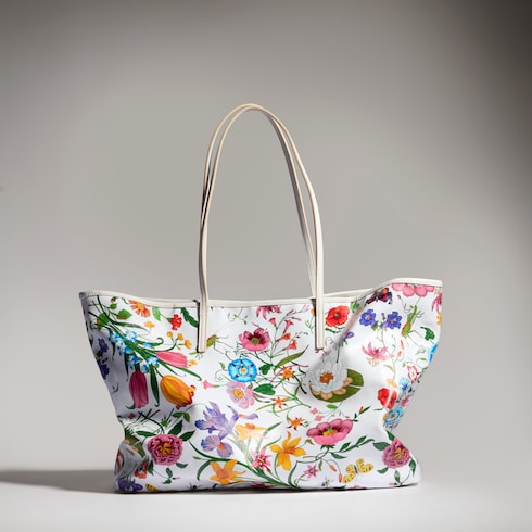 Gucci Tribeca系列大号托特包