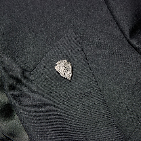 Chaqueta de botonadura sencilla de lana