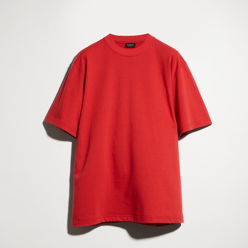 Cotton silk jersey T-shirt