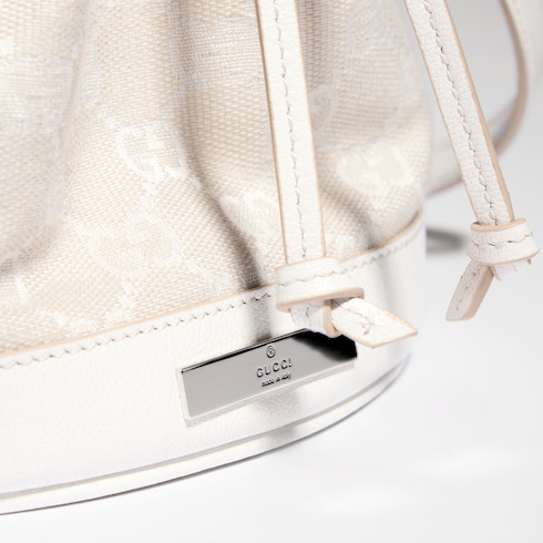 Mini sac seau avec plaque Gucci