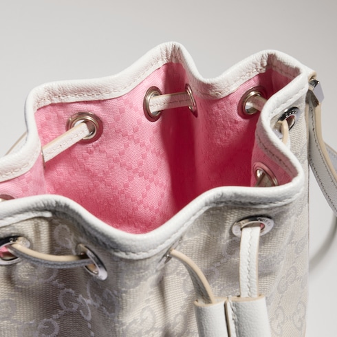 Minibolso bombonera con placa Gucci