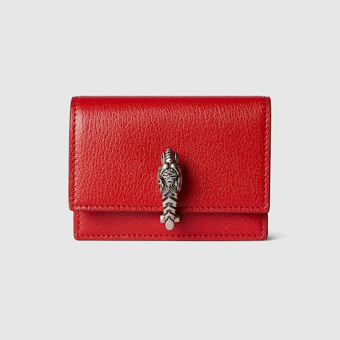 Dionysus small wallet in red leather | GUCCI® INT