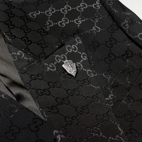 GG light faille double-breasted jacket