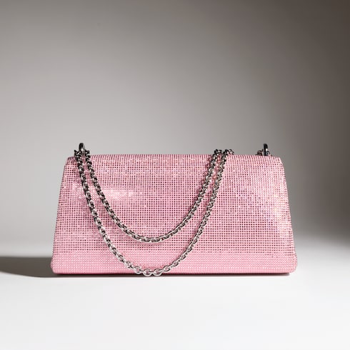 Sac à épaule Dionysus moyen format avec cristaux