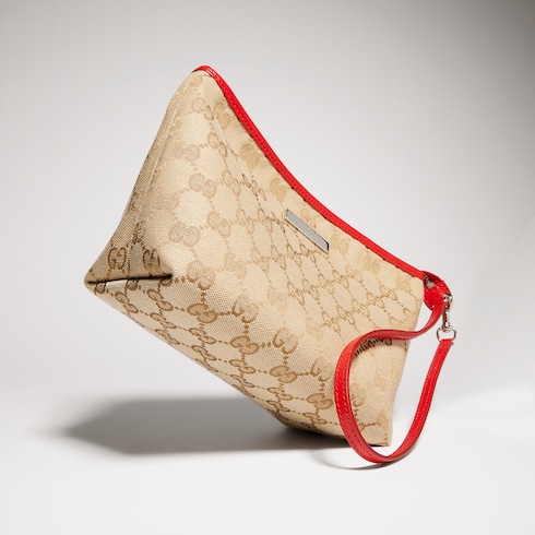 حقيبة داخلية صغيرة مع حزام ورقعة شعار Gucci