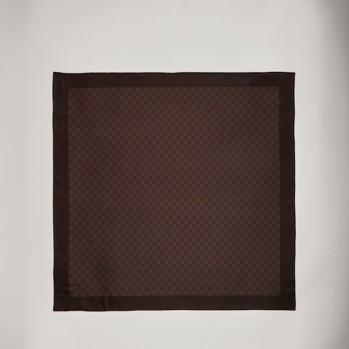 Vierecktuch aus GG Seidentwill-Jacquard
