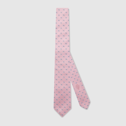 GUCCI ダブルG シルクジャカード ネクタイ