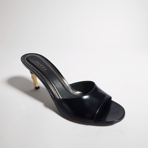 Damenpantolette mit 'Bamboo'-Motiv