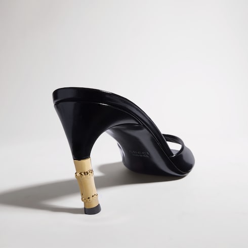 Damenpantolette mit 'Bamboo'-Motiv