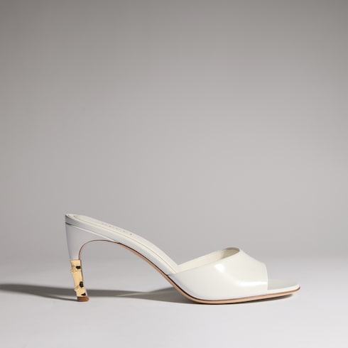 Mules avec motif 'Bamboo' pour femme