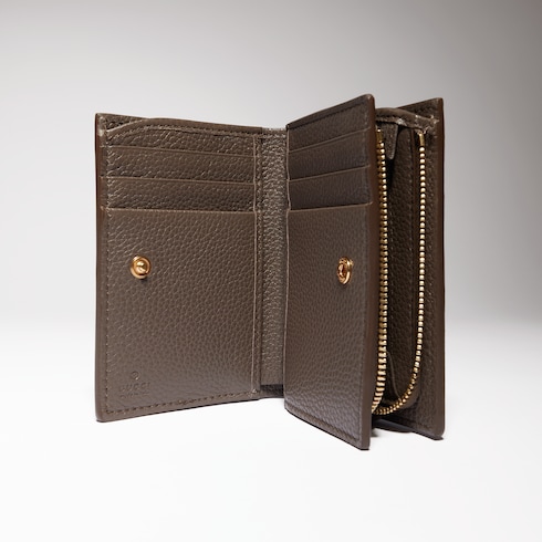 Bi-color GG Marmont small wallet