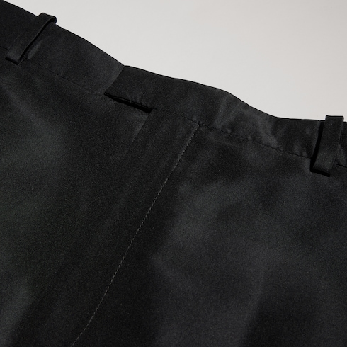 Pantalones finos de seda faille