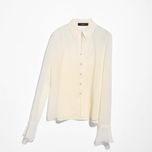 Camisa ligera de georgette de seda