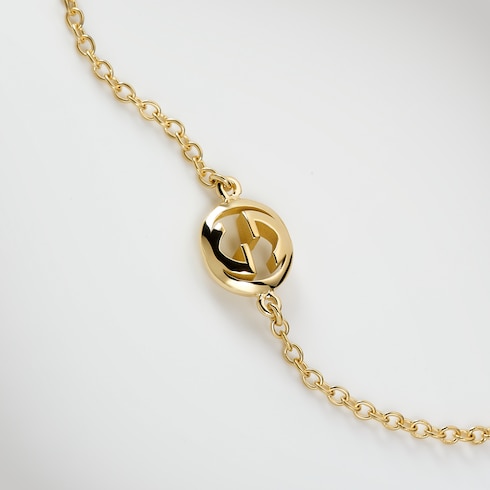 Bracciale a catena Gucci Interlocking 18 carati
