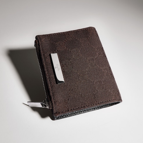 Cartera pequeña con placa Gucci