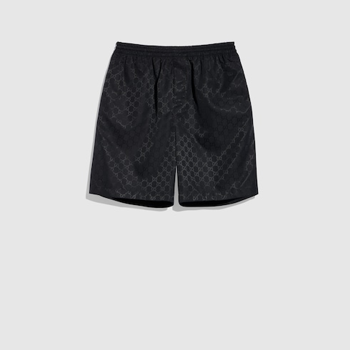 GG コットン ファイユ ショートパンツ ・ブラック | GUCCI公式