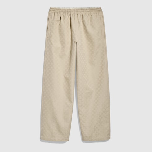 GG cotton canvas pants