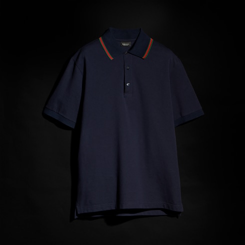 Polo de jersey de algodón con piqué