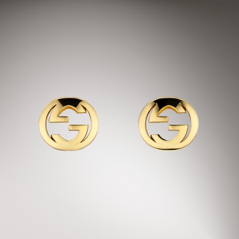 Clous d’oreilles 18 carats Gucci Interlocking