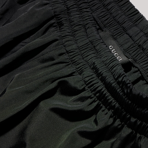 Pantalon en faille d'acétate et de coton