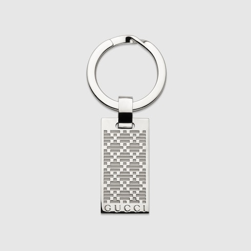 Gucci Diamante keyring in 925 sterling silver | GUCCI® INT