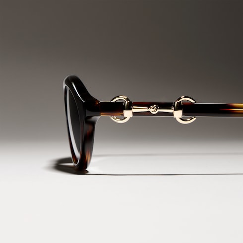 Oval-frame sunglasses