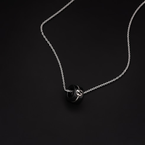 Collier à pendentif 18 carats Gucci Interlocking