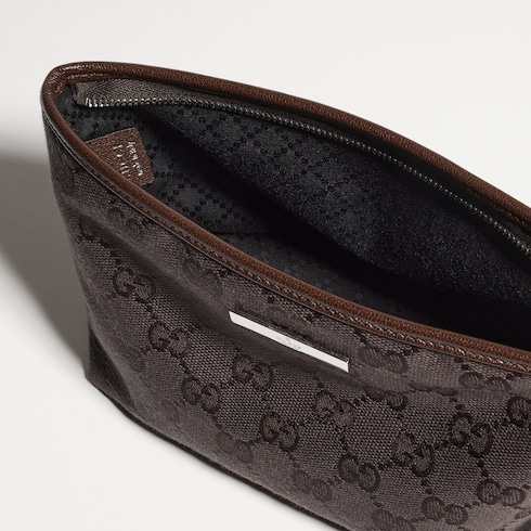 Pouch piccola con cinturino e targhetta Gucci