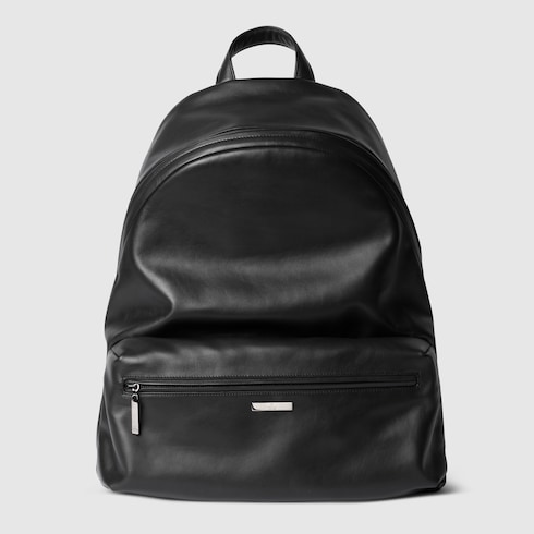 グッチ タグ ラージ バックパック ・ブラックレザー | GUCCI公式