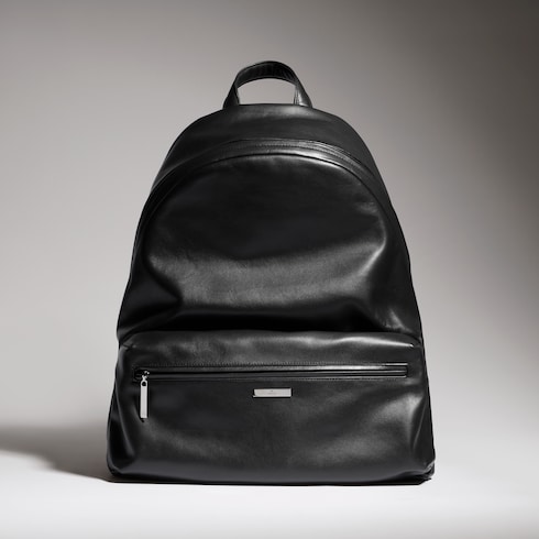 Zaino grande con targhetta Gucci